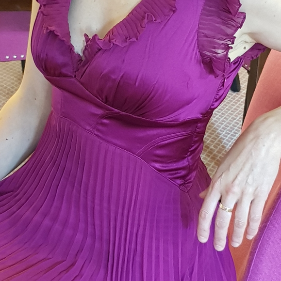 NWT Silk Plum Marciano Dress - Picture 15 of 17